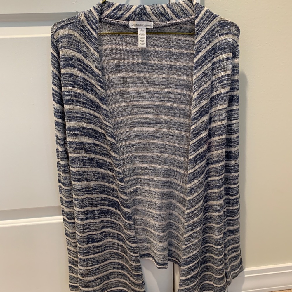 Striped cardigan!
